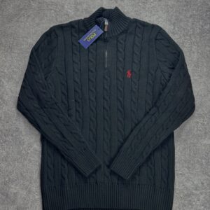 Half zip ralph Noir